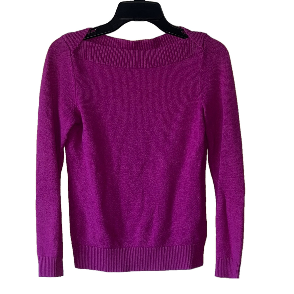 lauren by ralph lauren women’s fuchsia long sleeve Sweater - Picture 2 of 6